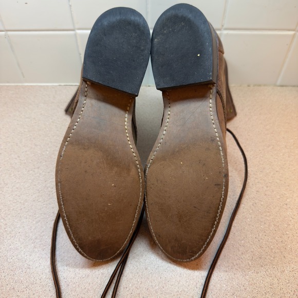 Vtg Laredo Womens Roper Leather Lace Up Western Boots with Kilties Size 7 M - Picture 10 of 10